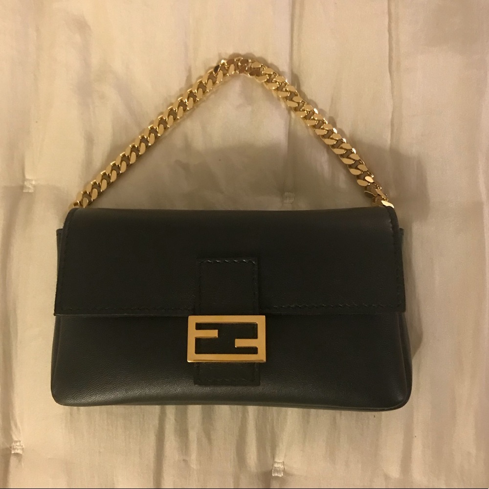 Fendi Micro Baguette Clutch